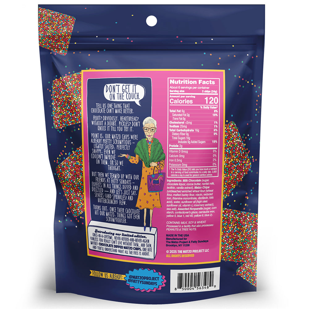 Chocolate-Dipped Matzo Chips (2 Pack)