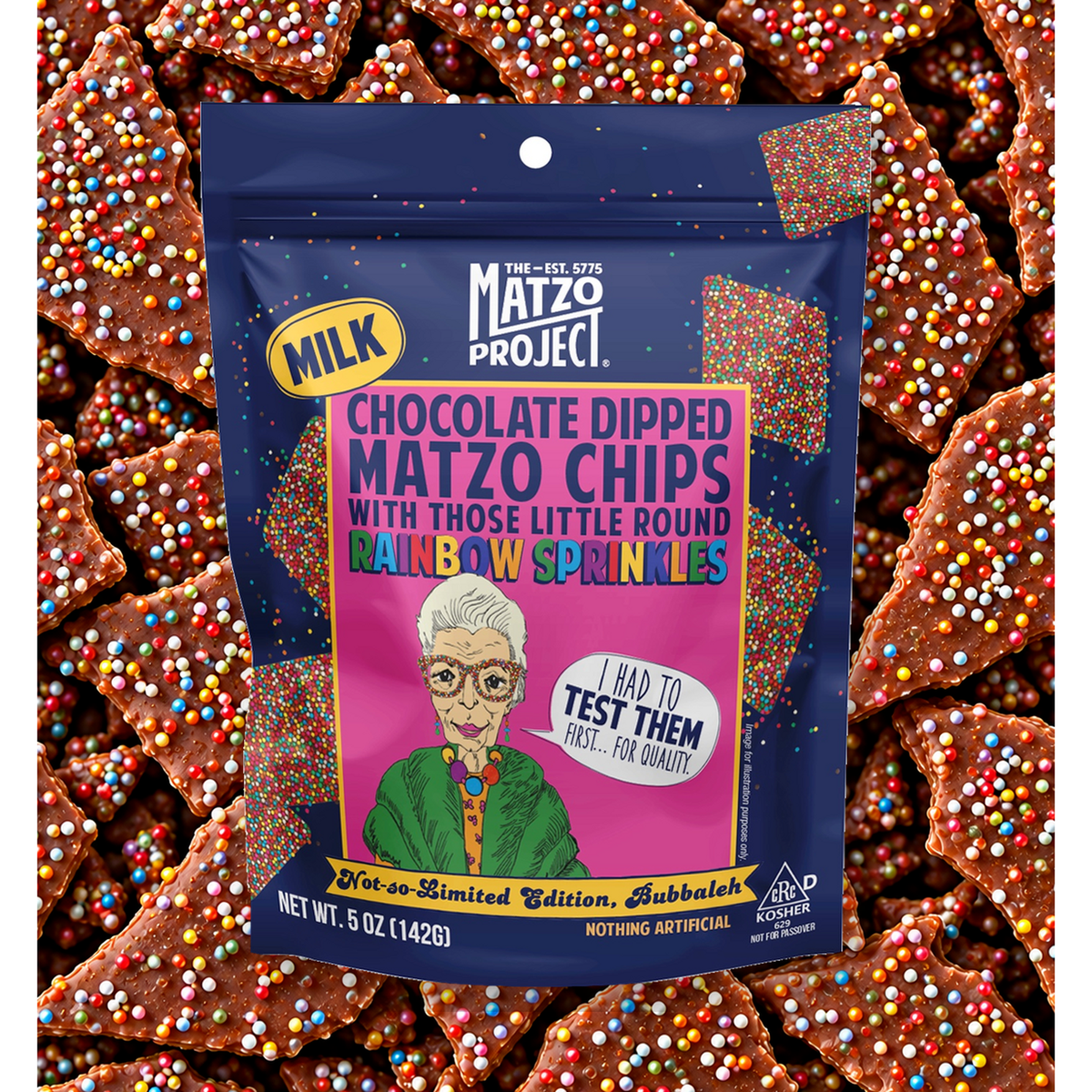 Chocolate-Dipped Matzo Chips (2 Pack)
